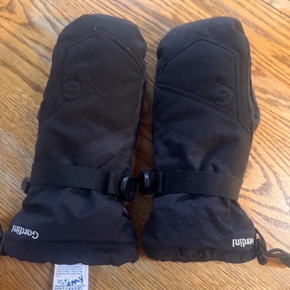 Gordini 700 fill goose down Black Winter Mittens size medium - Picture 2 of 3
